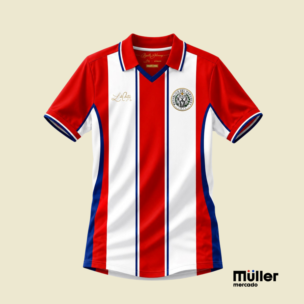 Jersey Albirrojo Edición Lili Cantero 2026 | Kyrios Paraguay