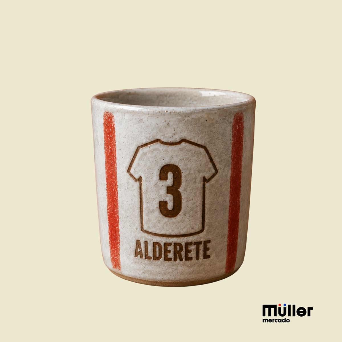 Vaso Cerámico Albirroja – Edición Mundial 2026