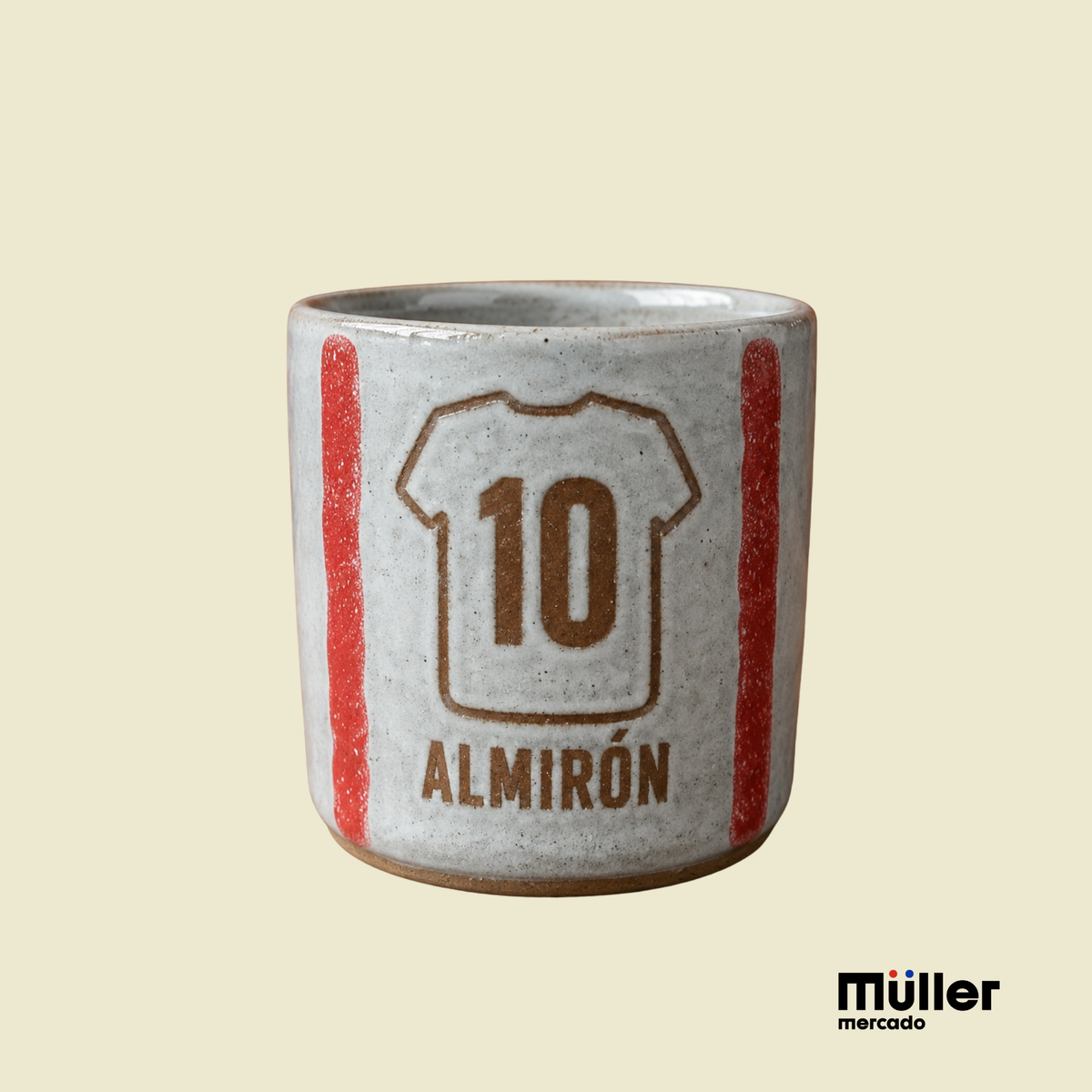 Vaso Cerámico Albirroja – Edición Mundial 2026
